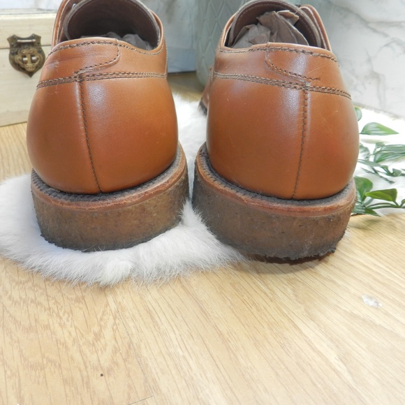 Allen Edmonds Mens Hudson brown Derby Dress shoes - Picture 6 of 8